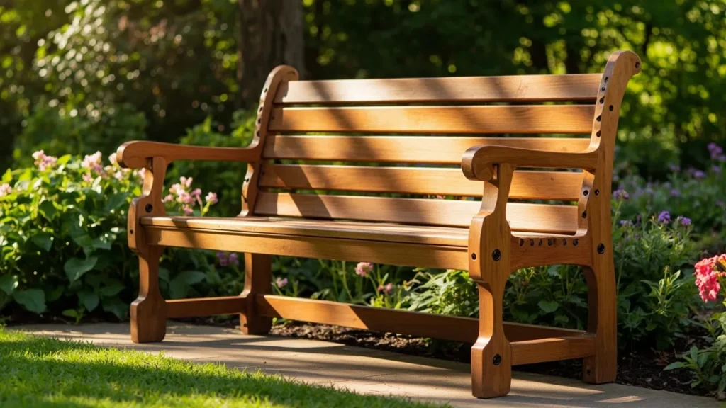 Example of pricing a garden bench project