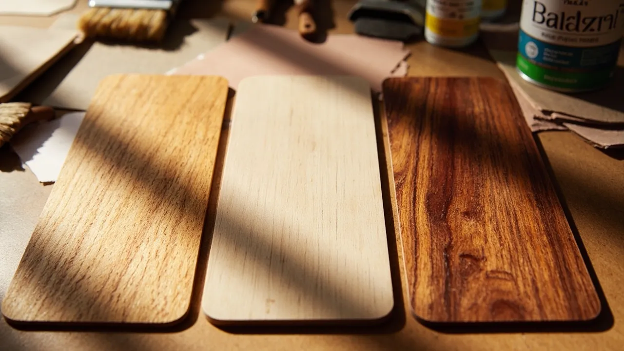 choosing wood finish based on wood type