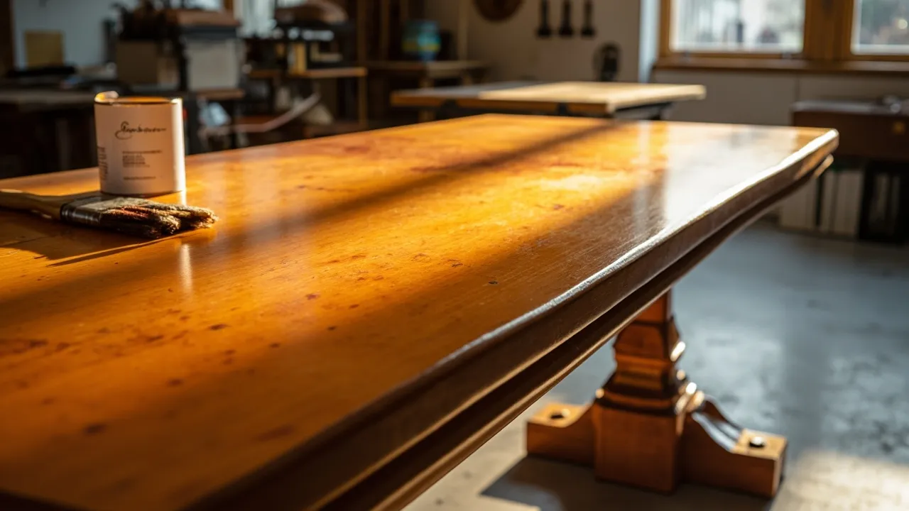 how to apply varnish or paint on wood projects