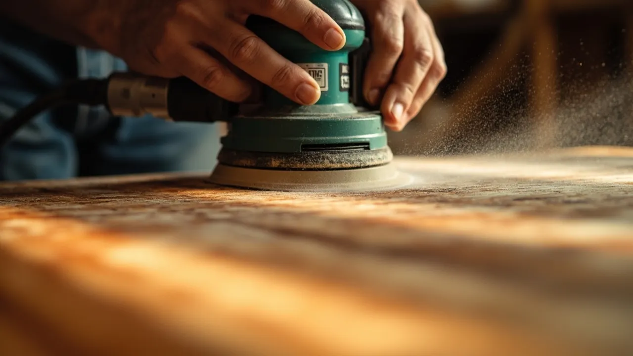 proper sanding and surface preparation for wood